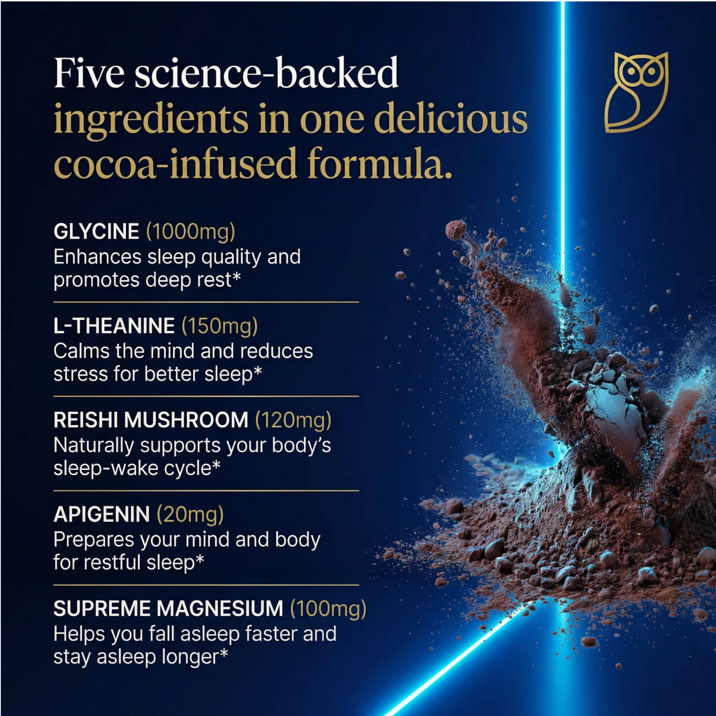 NIUBLO™ Supreme Magnesium Cocoa Night and Day Wellness Support:  Calm Days, Restful Nights