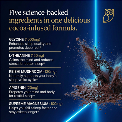 NIUBLO™ Supreme Magnesium Cocoa Night and Day Wellness Support:  Calm Days, Restful Nights